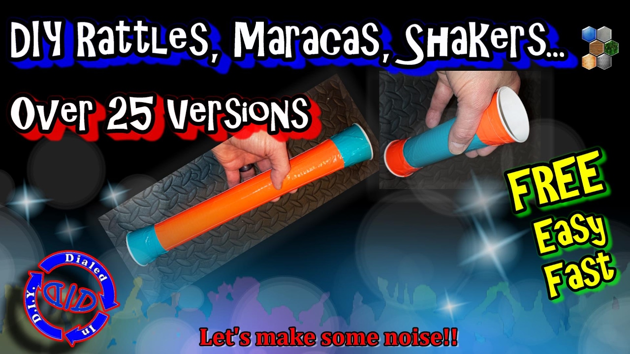 Make Rattles & Noisemakers from recycled stuff - FREE Project Ideas