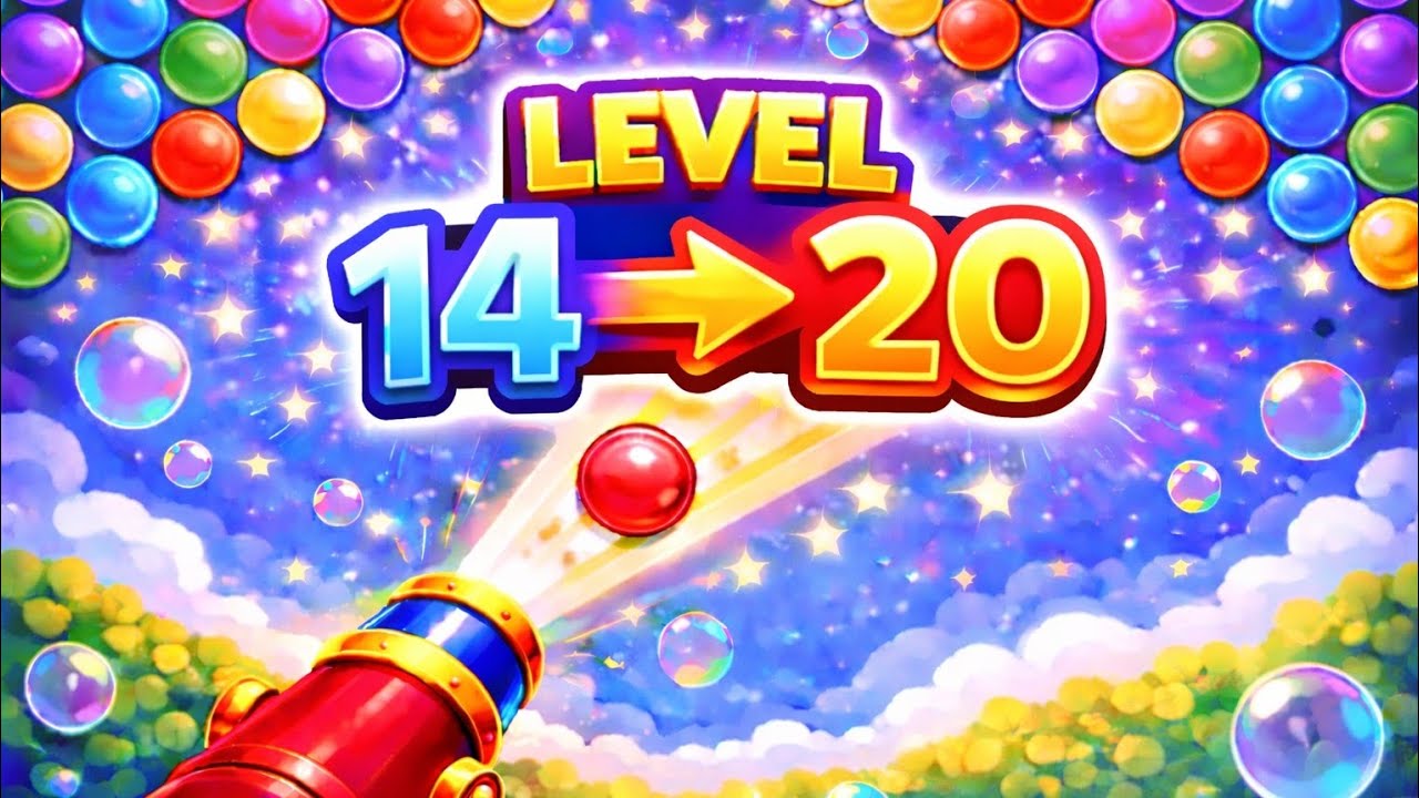 Level 14 to 20 #bubbleshoote #games #mobilegame 