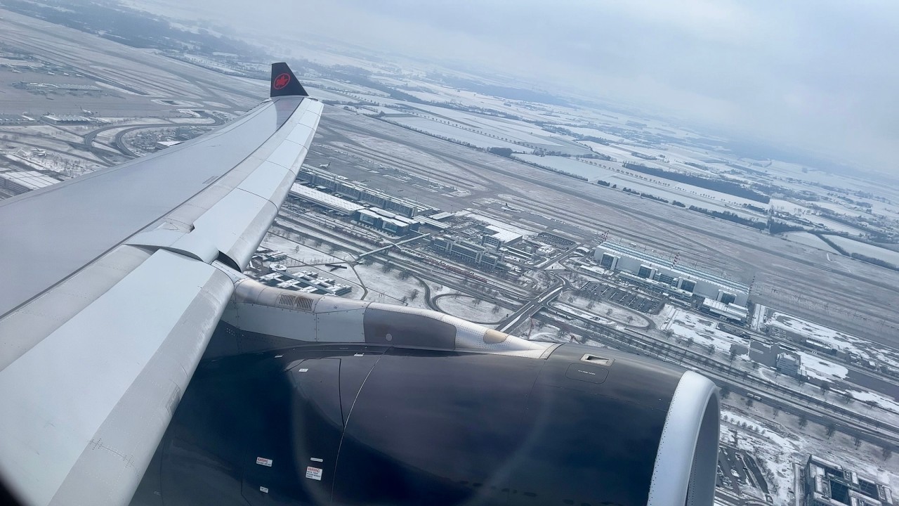 Air Canada Airbus A330-300 Winter Takeoff from Munich | MUC-YYZ