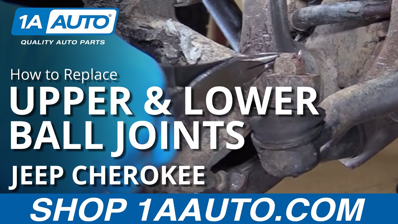 How to Replace Front Upper & Lower Ball Joints 90-01 Jeep Cherokee