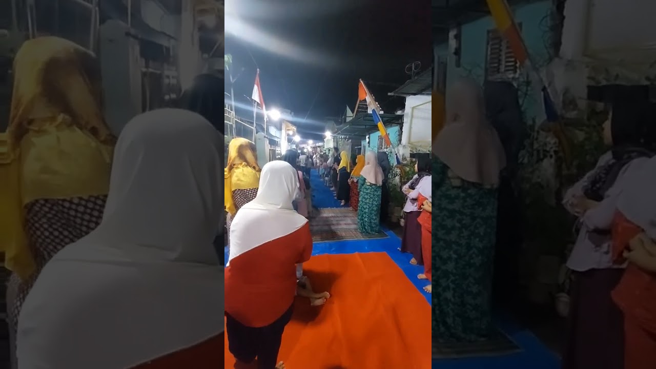 Malam tasyakuran 17 Agustus warga Sentanan Kota Mojokerto. MERDEKA! #17agustus #agustusan #tirakatan