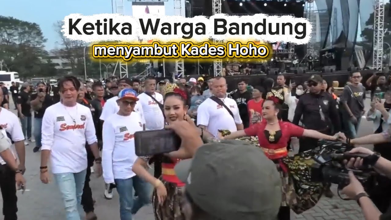 ketika Kades Hoho datang dan Disambut Warga Bandung Jawa Barat
