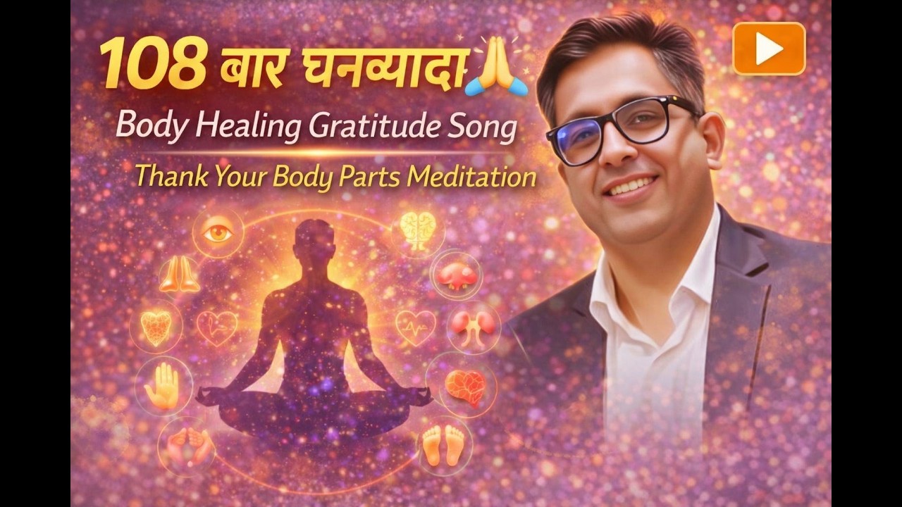 108 बार सुनो - शरीर खुद ठीक होने लगेगा | Body Healing Shukrana Meditation Hindi