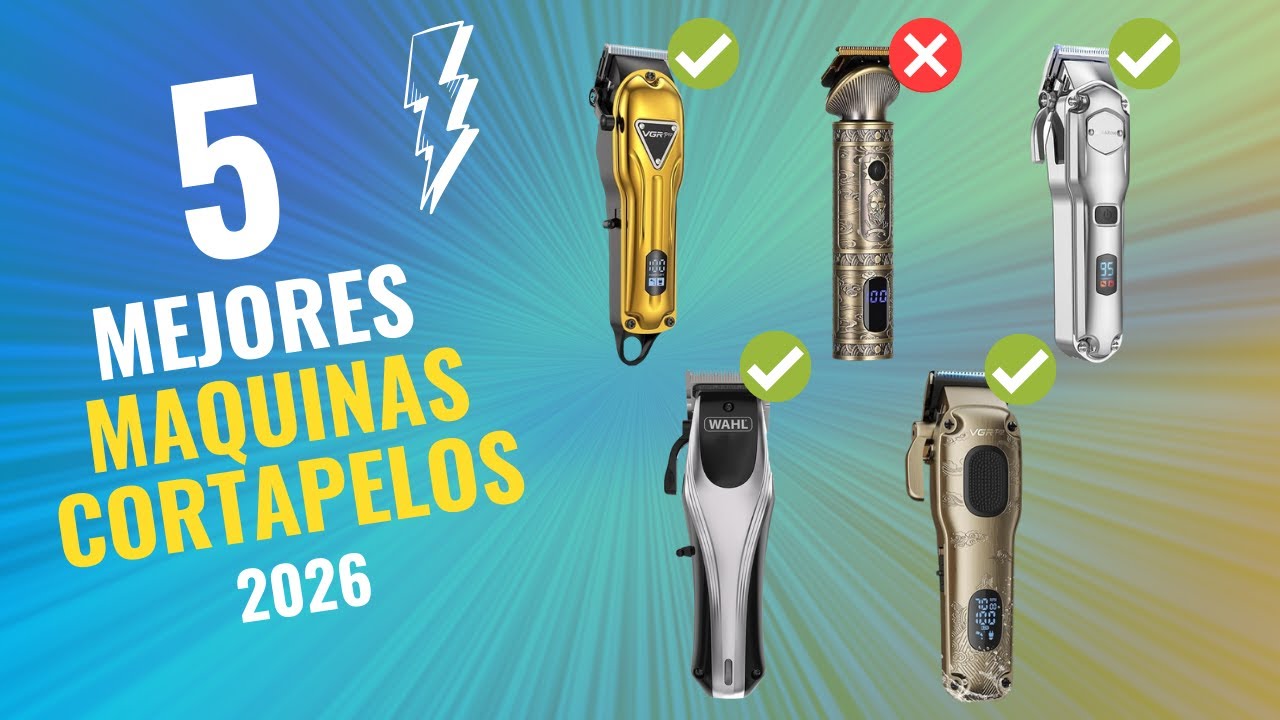 🚨 &iexcl;NO COMPRES una M&Aacute;QUINA CORTAPELOS sin ver ESTO! ✂️🔥 Las 5 MEJORES de 2026 a PRECIOS INCRE&Iacute;BLES 💥