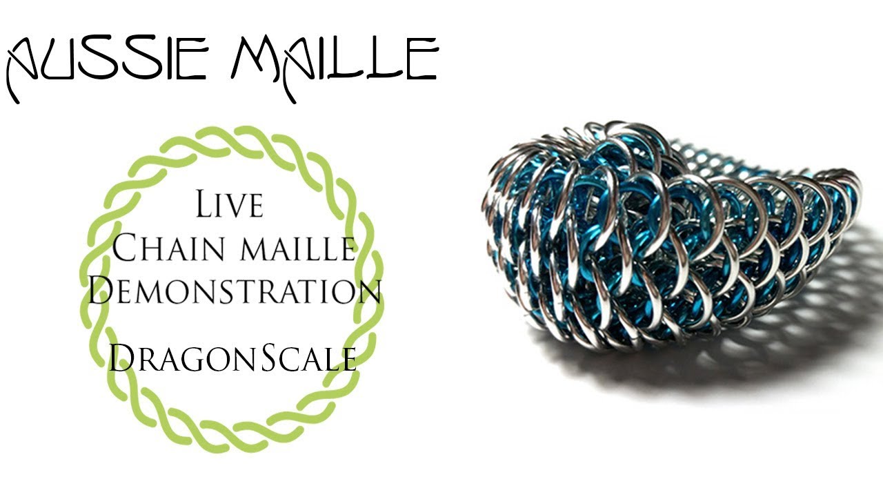 Live Chain Maille Demonstration - DragonScale Weave