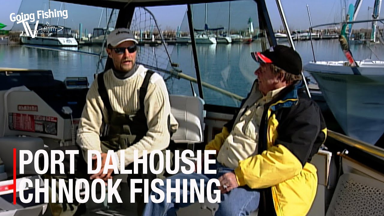 Spring Salmon Action in Port Dalhousie with Grant Koppers