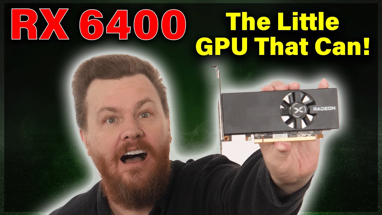 Обзор видеокарты RX 6400 — протестировано 24 игры — действительно ли она так плоха?
