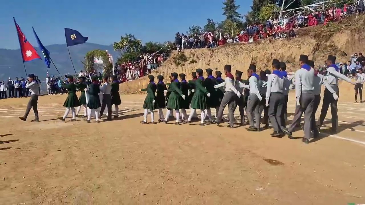 Rastrapati  running shield gokulganga gaupalika Ramechhap march pass 2025 