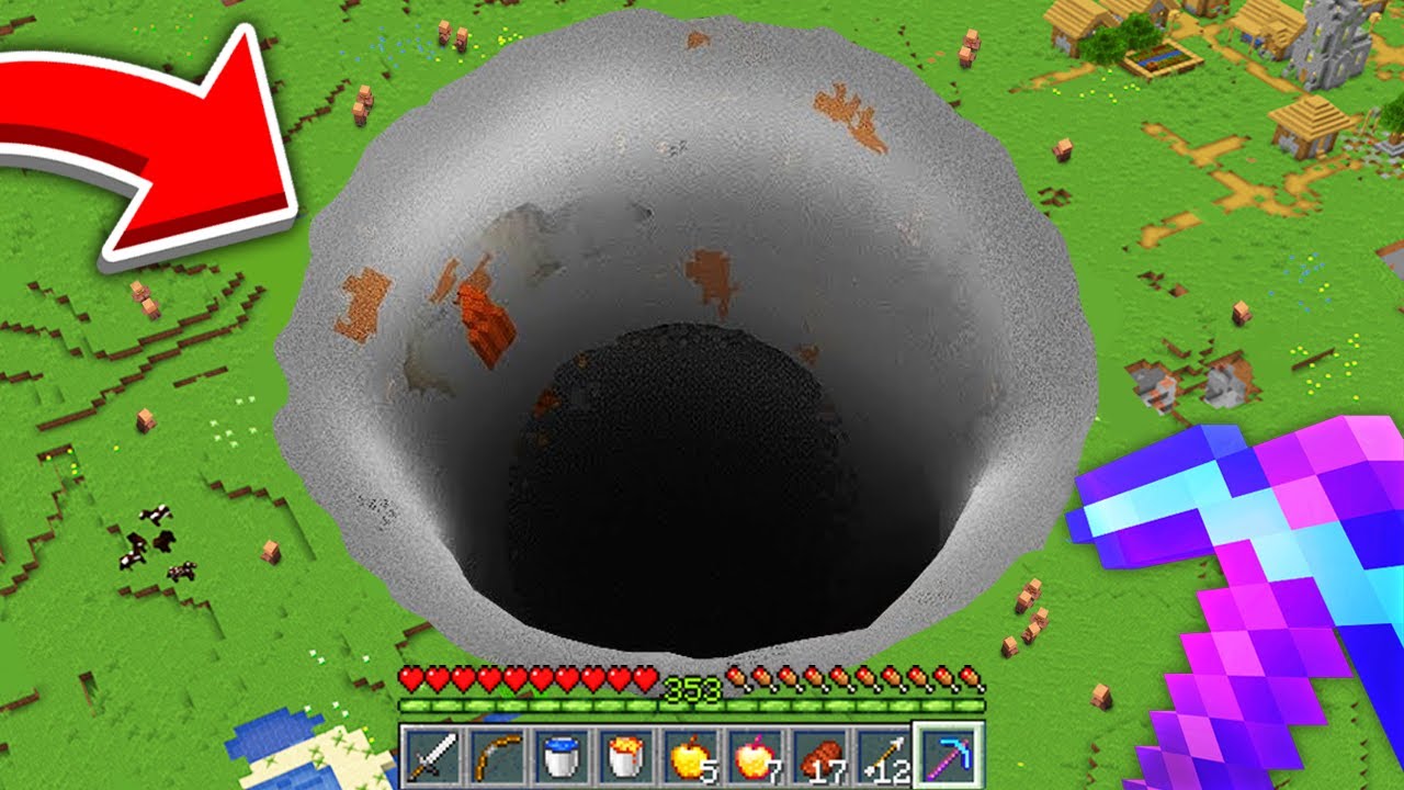 Minecraft, But What's In The Hole?!