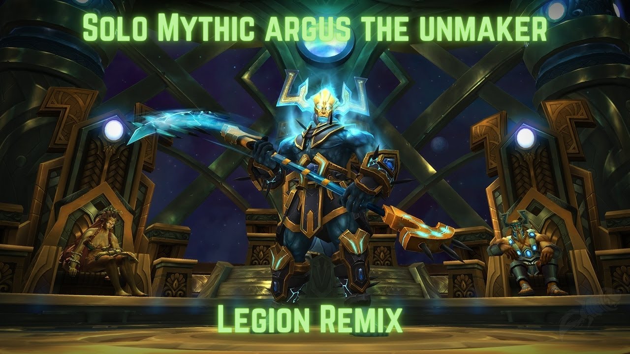 Paladin Solo Mythic Argus The Unmaker - Antorus the Burning Throne | Legion Remix