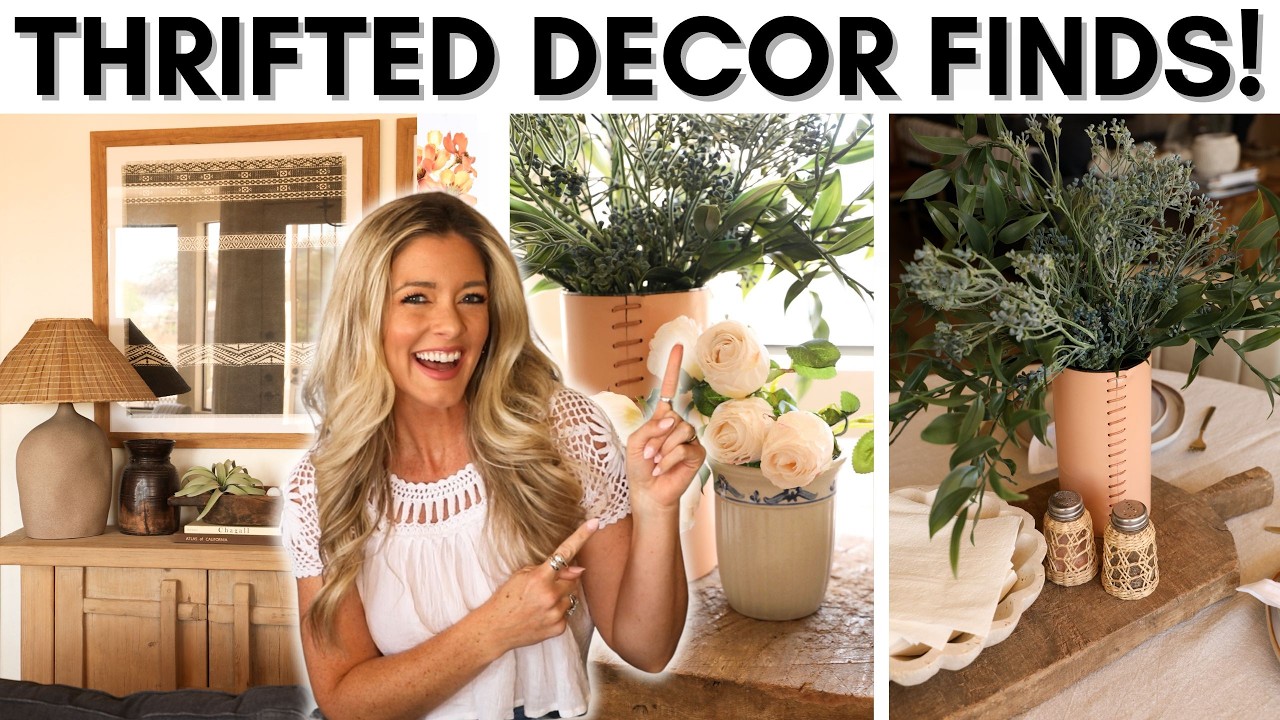 THRIFTING HIGH-END HOME DECOR || STYLING THRIFTED DECOR || HOME DECORATING IDEAS ON A BUDGET