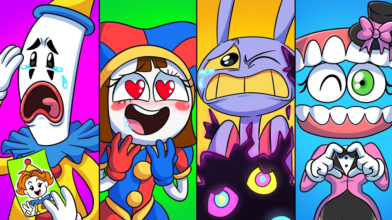 20 AMAZING DIGITAL CIRCUS UNOFFICIAL ANIMATION COMPILATION
