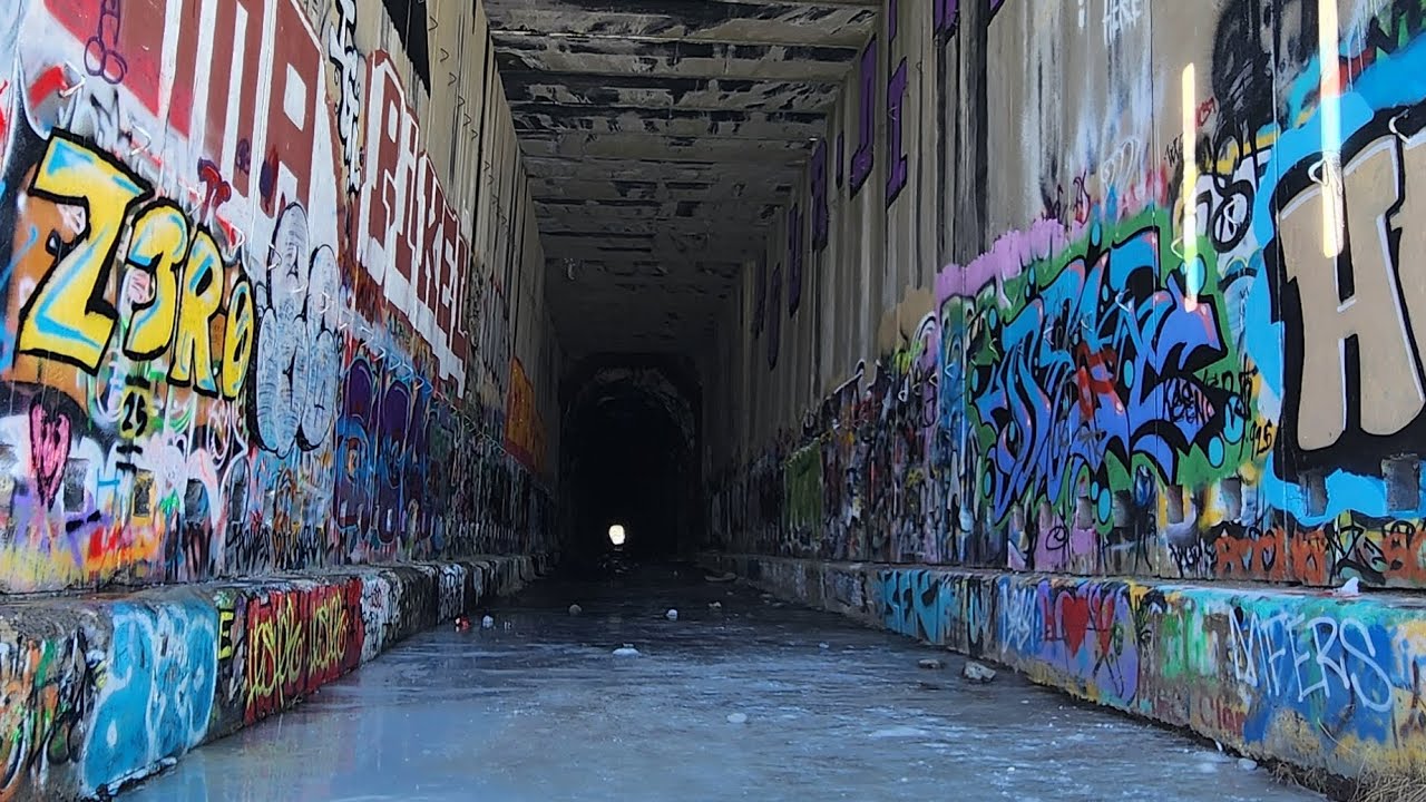 Donner pass tunnel trail.