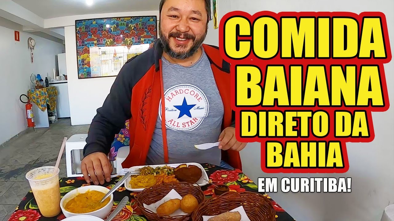 ACARAJÉ DIRETO DA BAHIA - COMIDA BAIANA EM CURITIBA - #Vlog