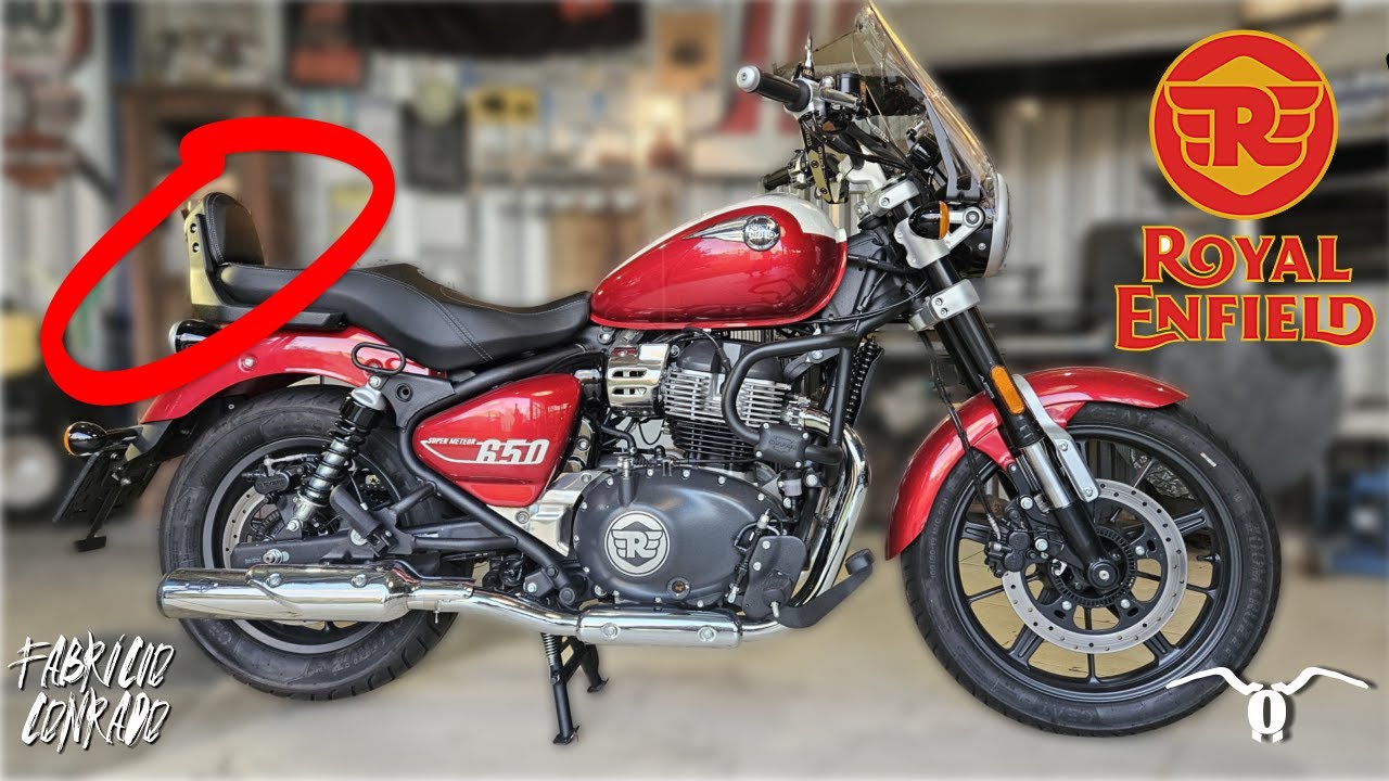 Não se engane SUPER METEOR 650 Celestial Sissy bar DEU RUIM!