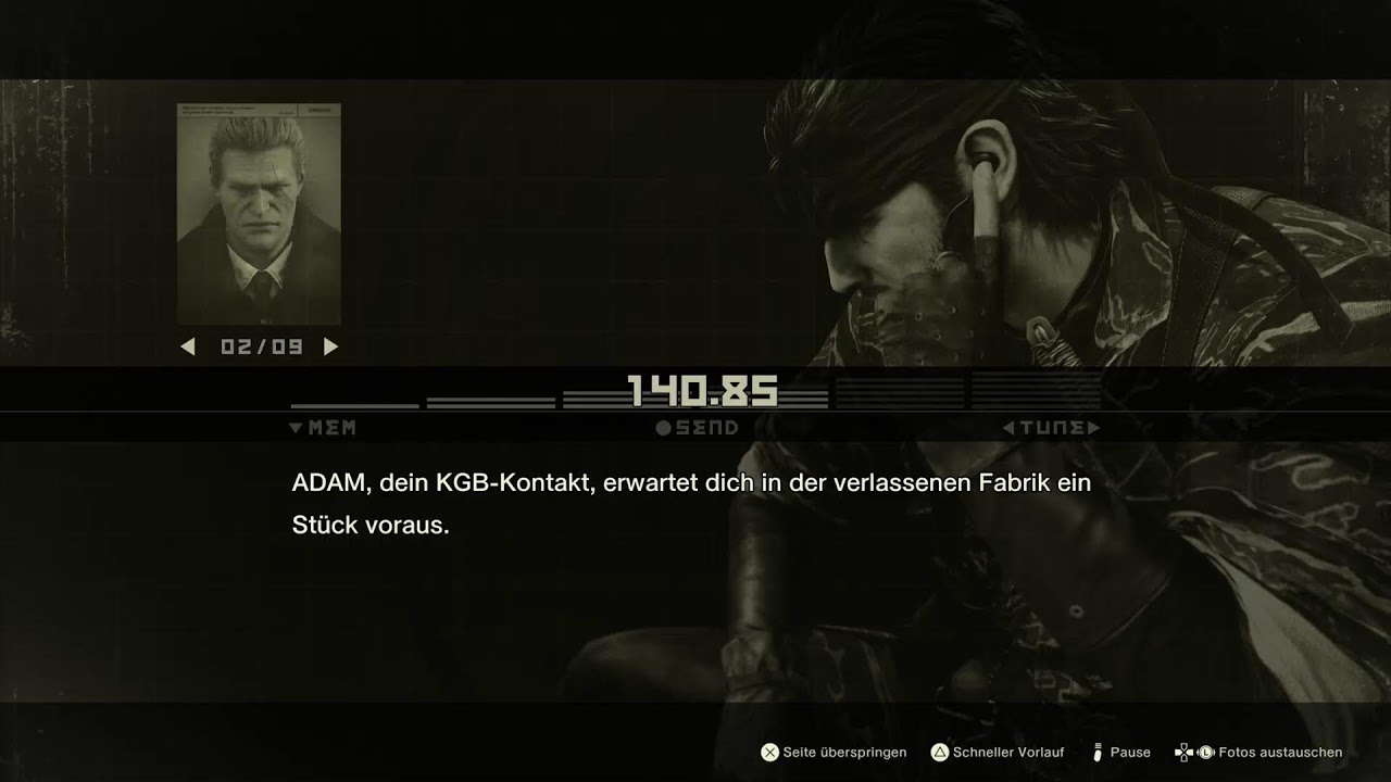 Stealth-Samstag mit Snake. Irgendetwas mit Gaming.
