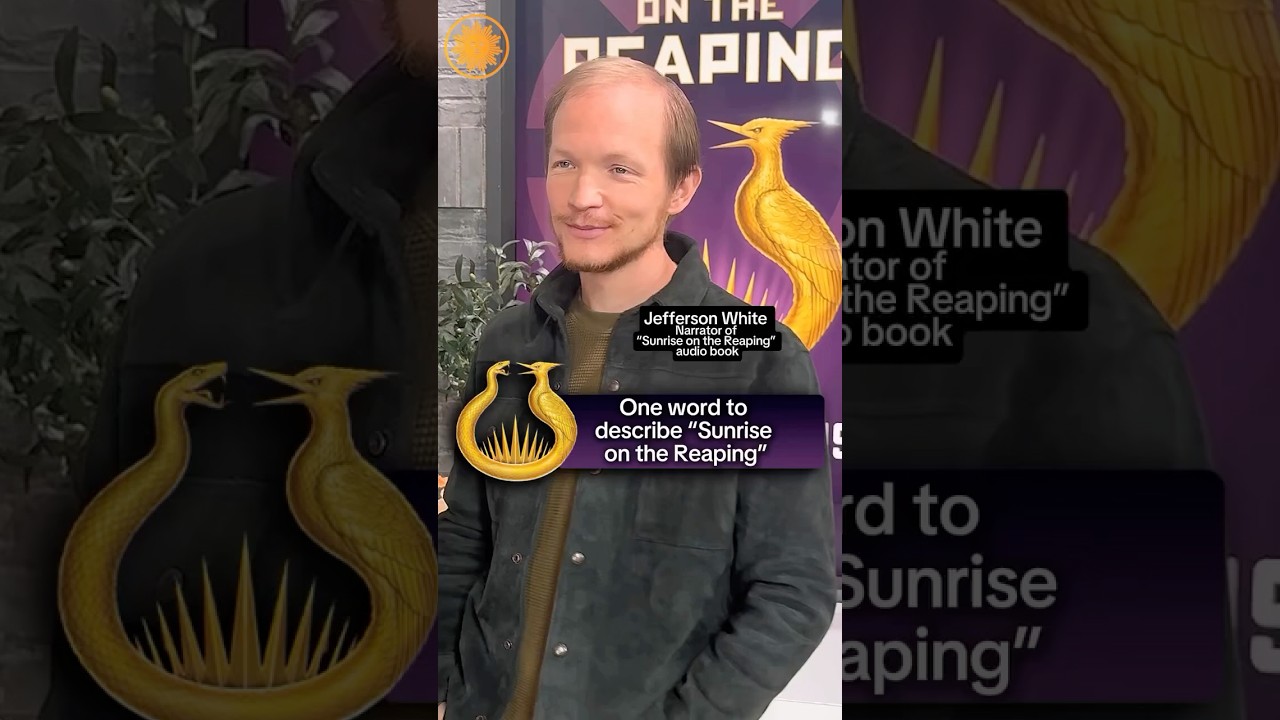 Jefferson White, narrator of "Sunrise on the Reaping" audiobook, on new 