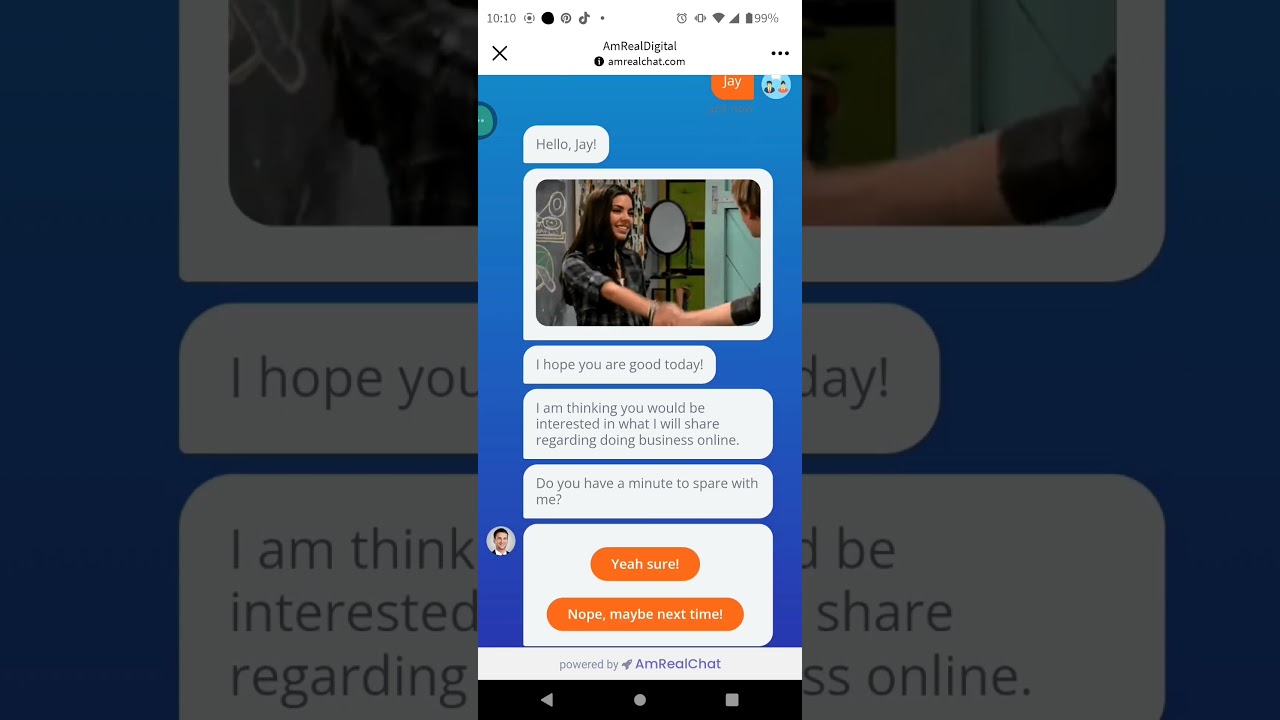 You can Get more Prospects using Full Page Chatbot.. #digitalcontent #landingpage