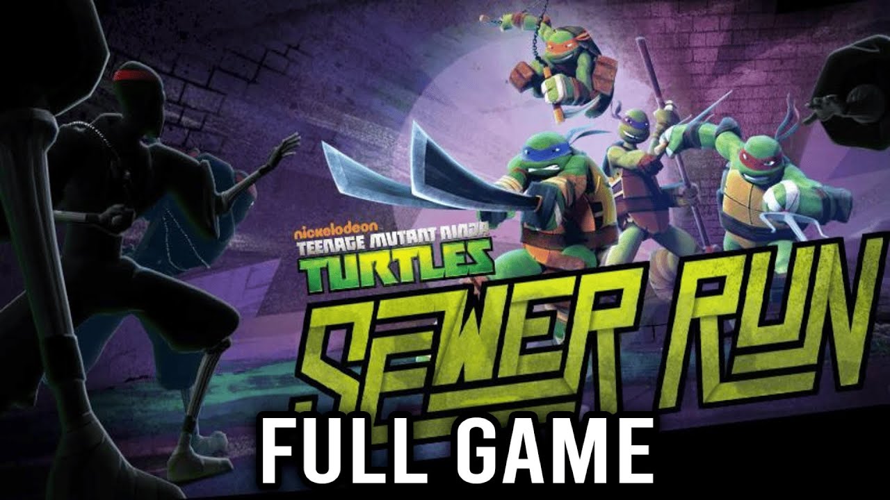 Teenage Mutant Ninja Turtles: Sewer Run - FULL GAME No Commentary (Longplay)