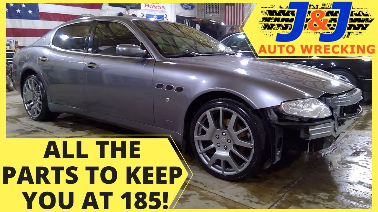 Top Gear Maserati Quattroporte GTS Wrecked?! 2008 Maserati 4.2L V8 F136 Test Video/Review L8MZ440