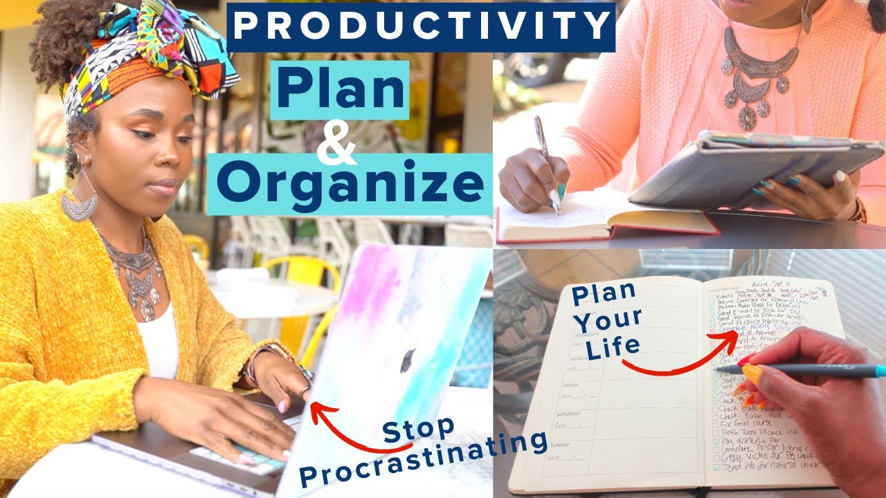 7 Ways to STOP Procrastination & GET THINGS DONE! | Productivity, PLAN, Organize & Self Care