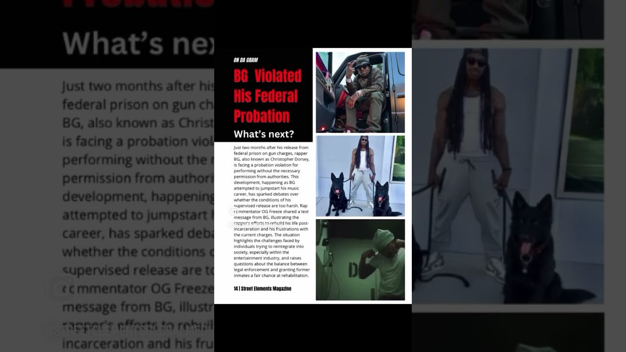 BG Violated His Federal Probation #fedtime #bg #probation