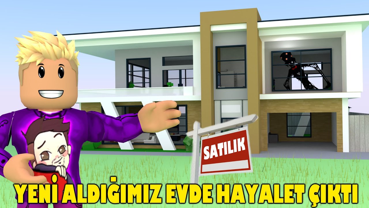 Yeni Aldığımız Evde Hayalet Çıkınca Korkudan Kaçtık | Roblox Brookhaven
