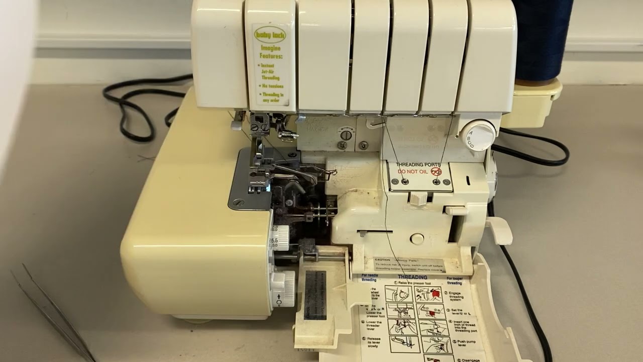Baby Lock Imagine - Serger Treading Tutorial