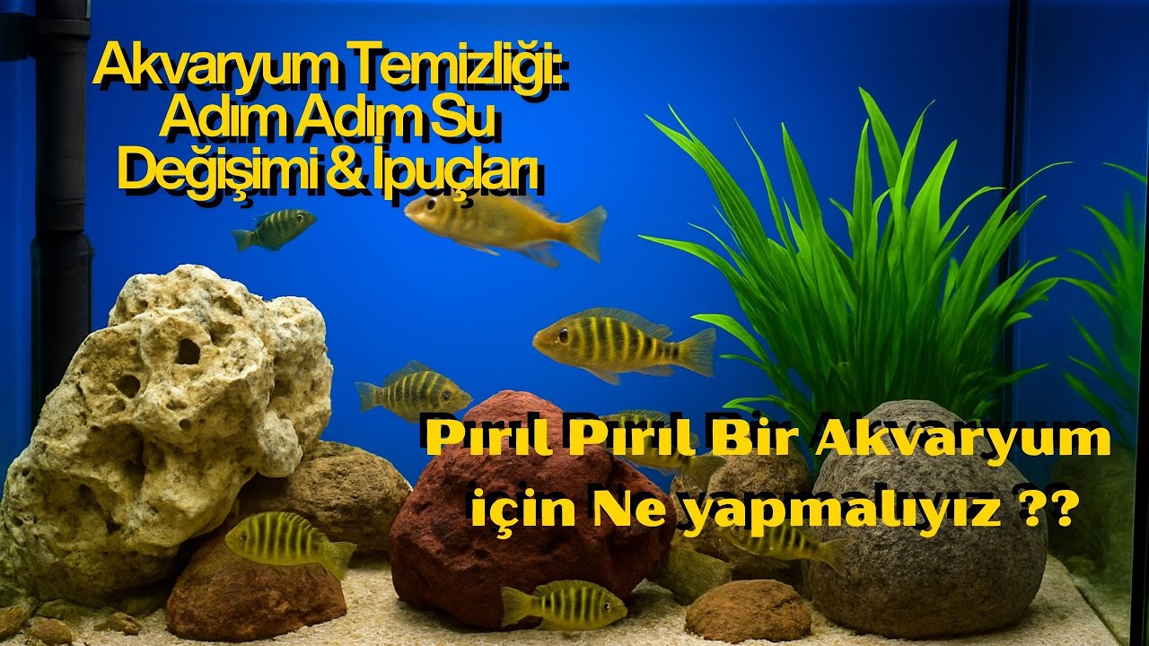 Akvaryum Temizliği: Adım Adım Su Değişimi & İpuçları