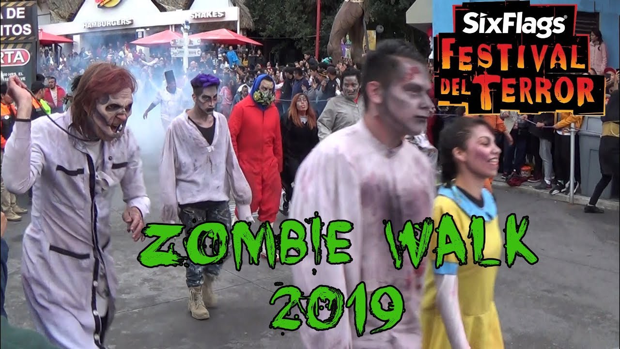 DESFILE ZOMBIE WALK 2019 | Festival del Terror 2019 Six Flags Mexico