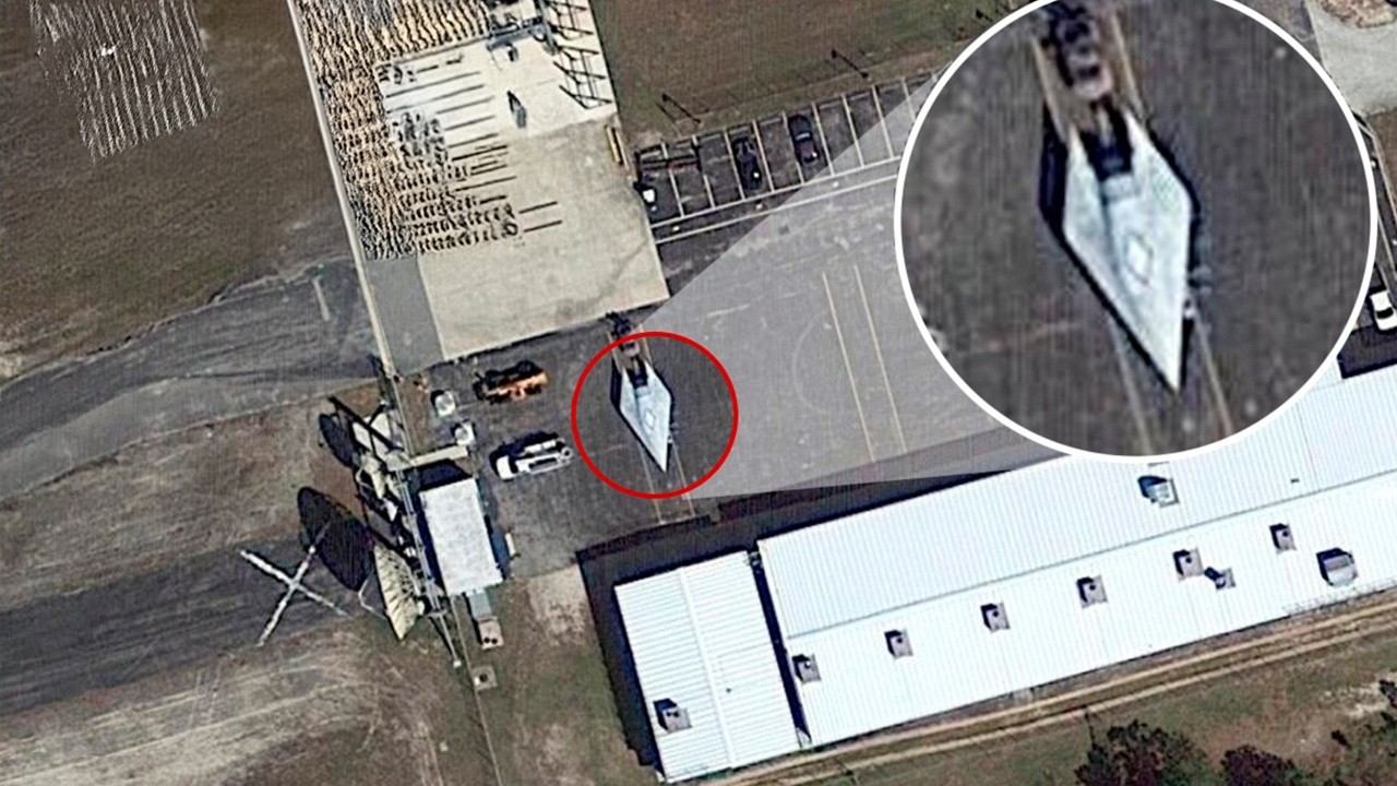 Classified Top Secret Aircraft Revealed by Satellites