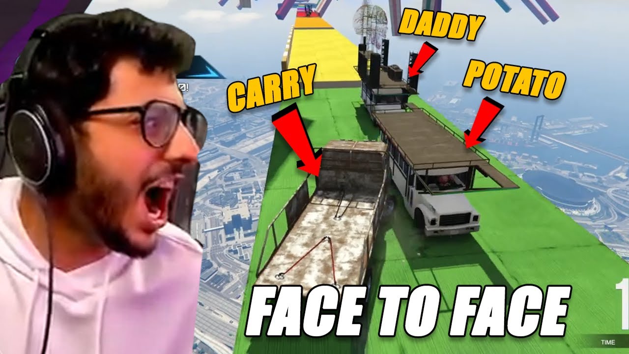 SPD VS CARRY GTA V Face To Face Race | Carry Highlight