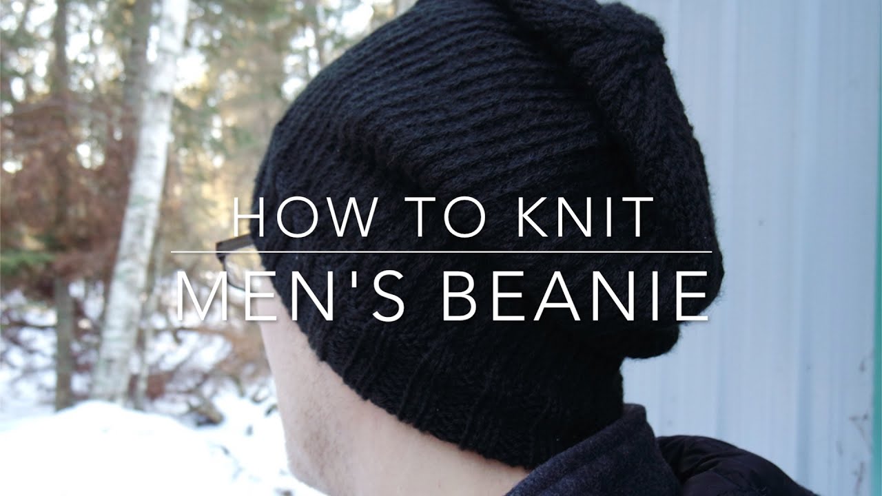 How to Knit | Men's Beanie