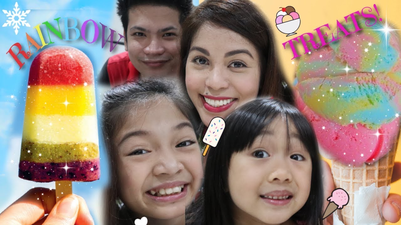 RAINBOW ICE POP VS. RAINBOW ICE CREAM CHALLENGE