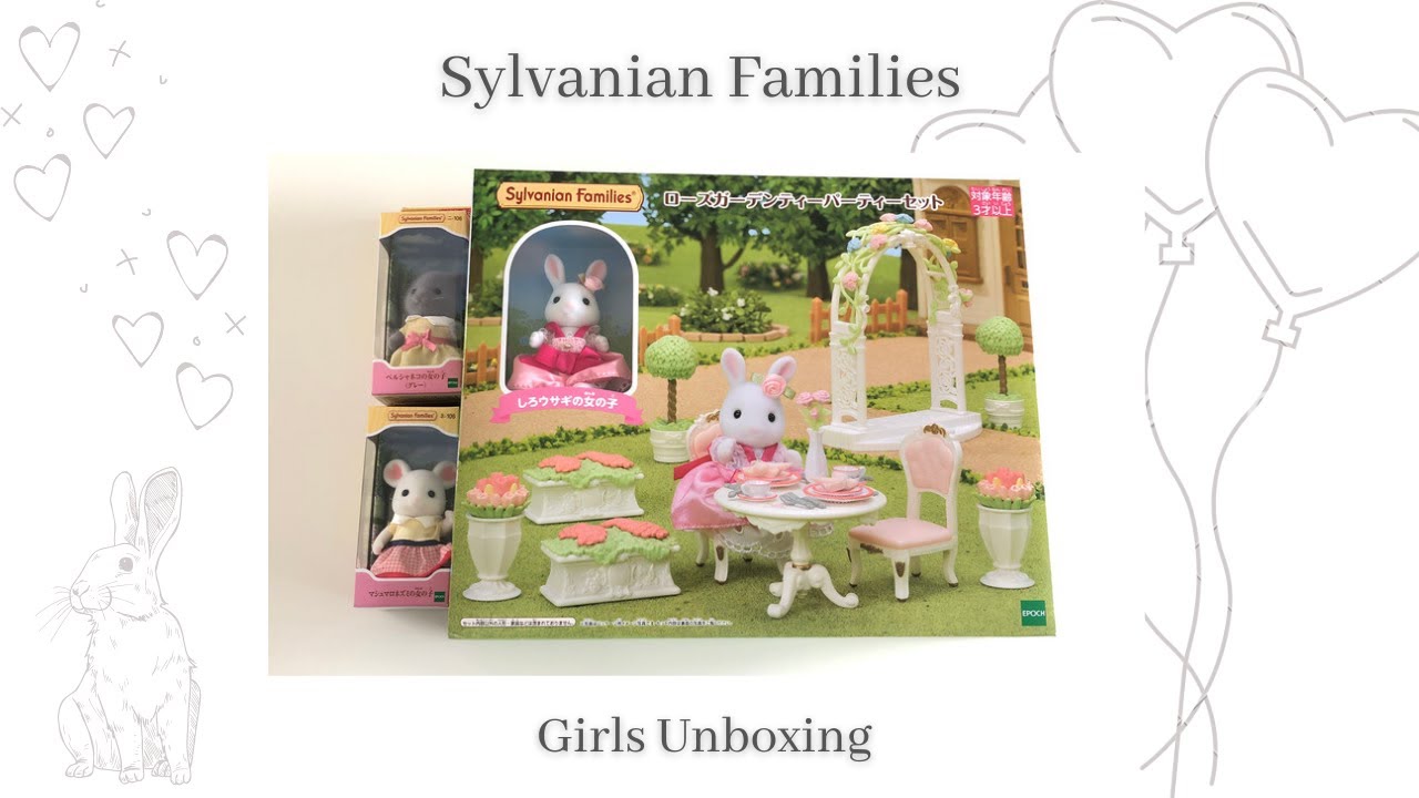Sylvanian families girls - Unboxing ( Relaxing, unintentional ASMR )