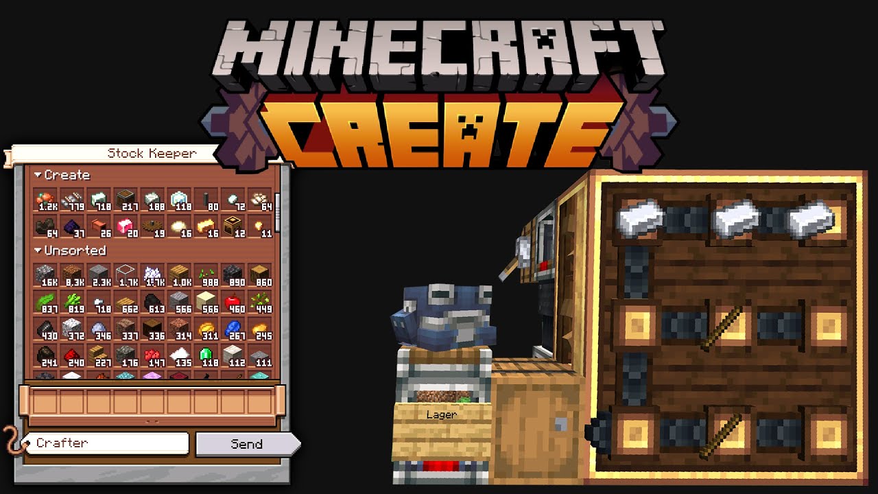 Teil 9: Lagersystem (ME) mit Crafting | Create - Mod Spotlight [Tutorial] [Deutsch] [German]