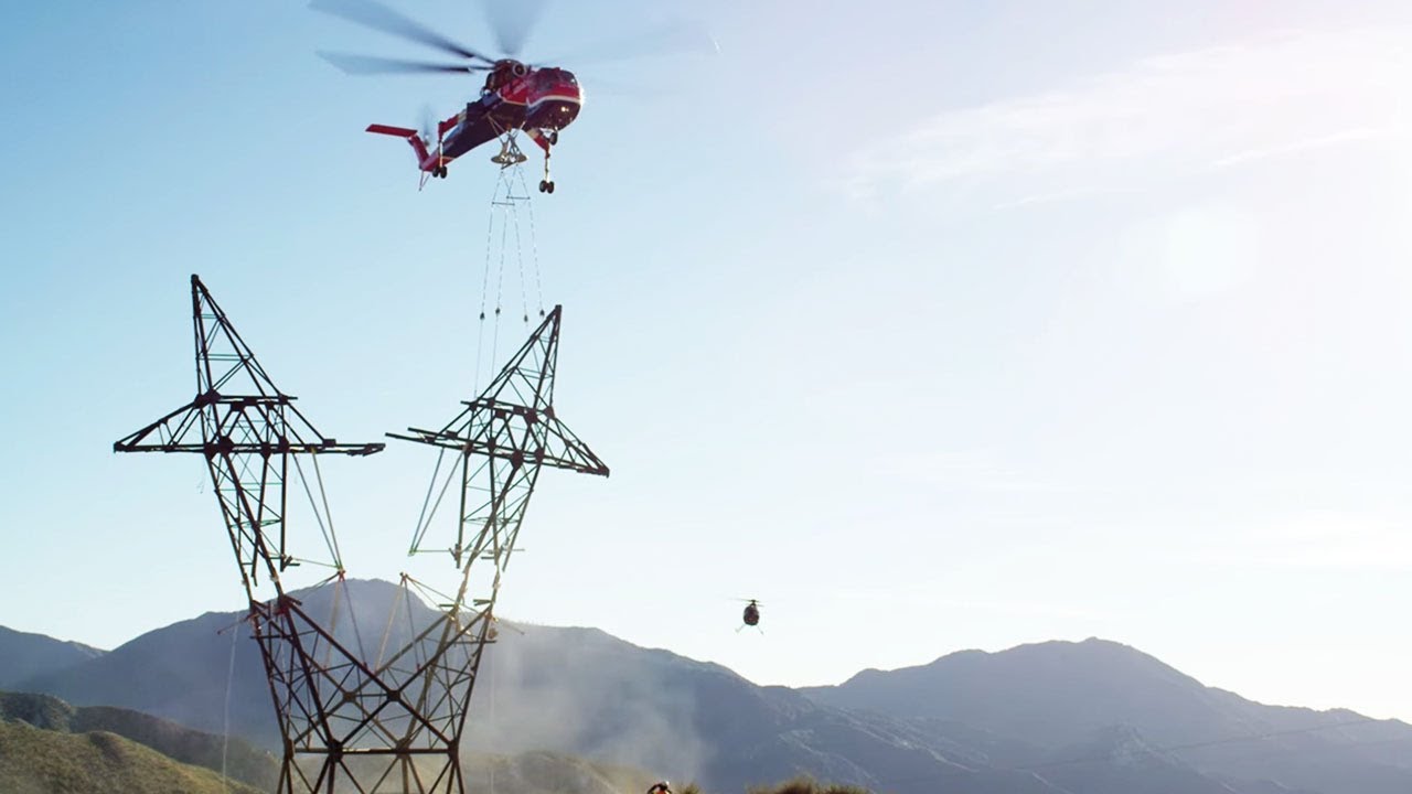 Erickson Powerline Tower Construction