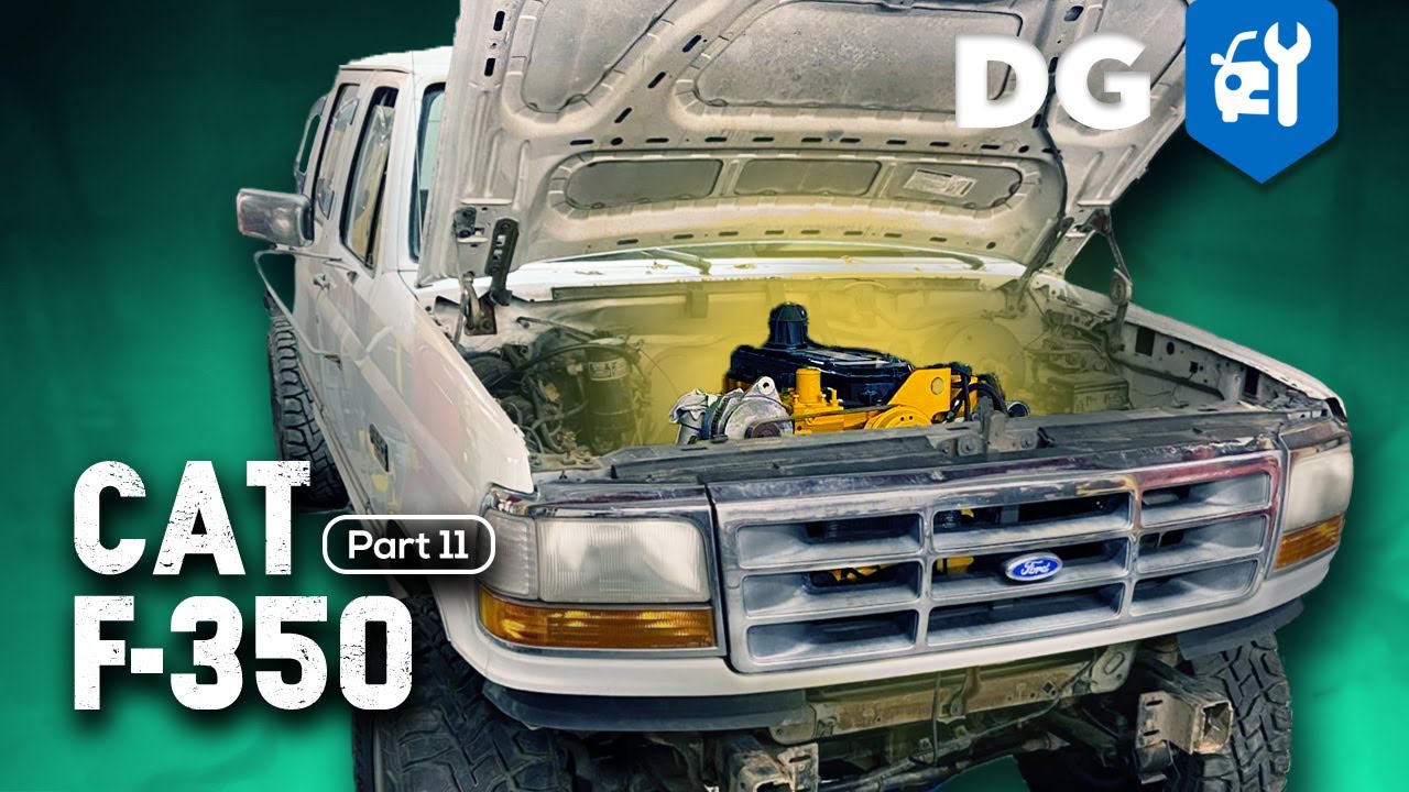 How Much Lift? CAT 3126 stuffed in a F350 | #FTreeKitty [EP11]