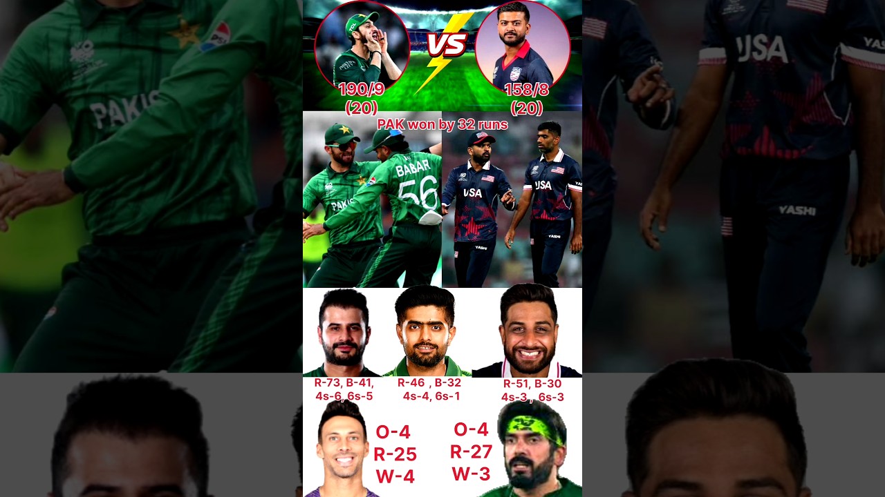 pakistan vs usa live match today,pakistan vs usa highlights,pakistan vs usa match highlights,#yt#pak