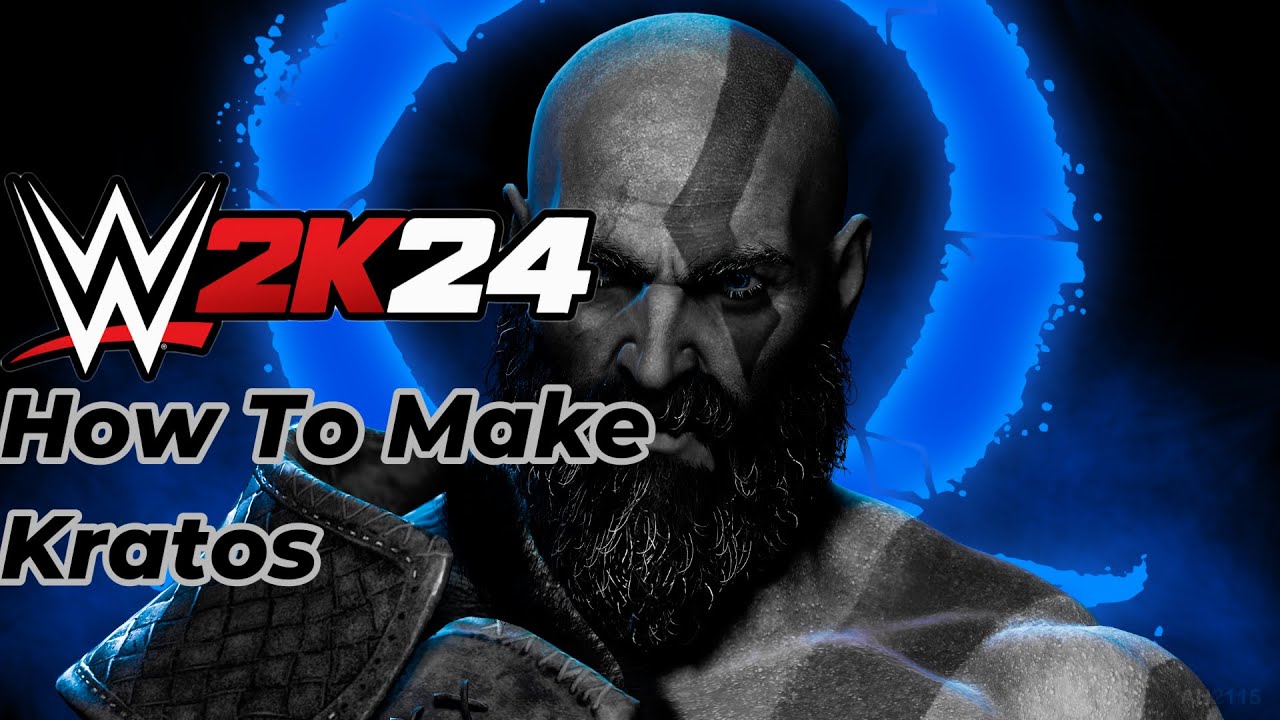 WWE 2K24 How To Make Kratos