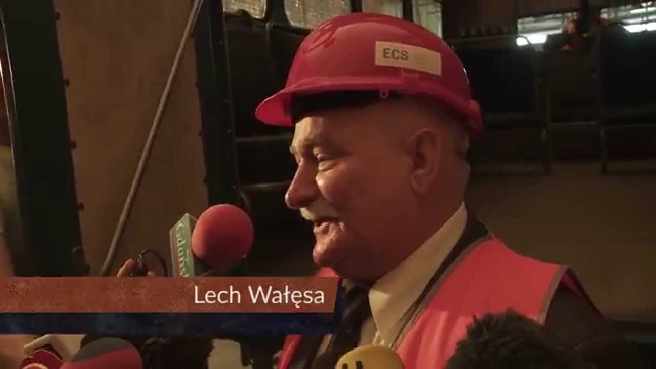 Wizyta Lecha Wałęsy w Europejskim Centrum Solidarności