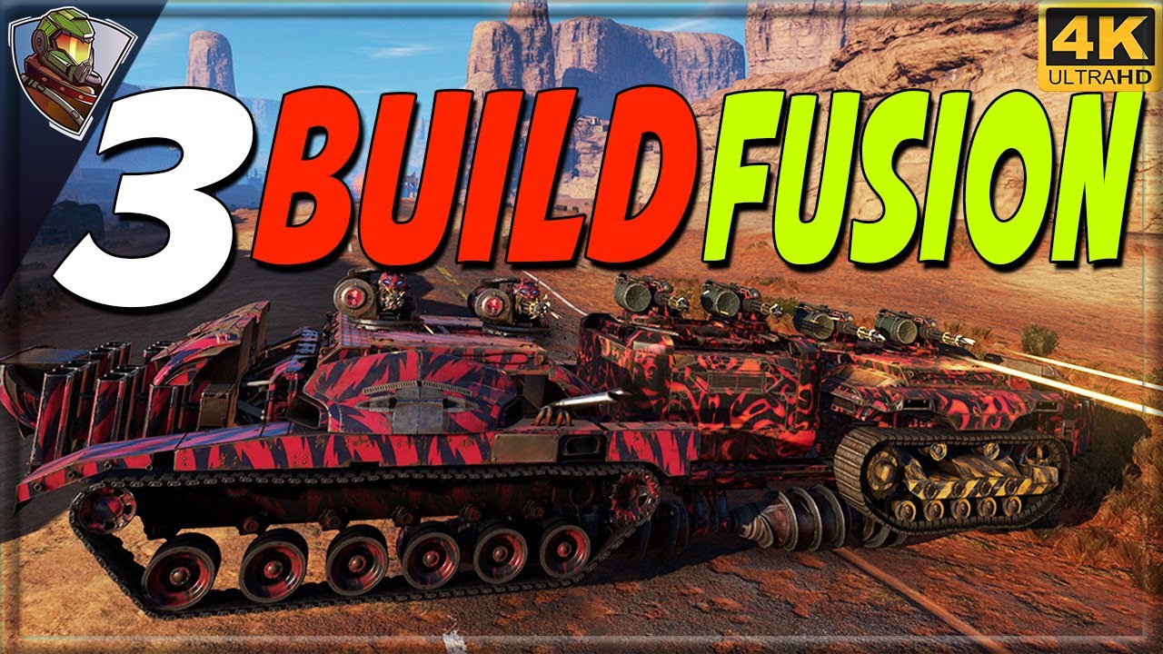 MEGA FUSION - 3 build Fusion using 6 Reaper Miniguns, Destructor Lasers and 3 Kaiju Pulse Cannons