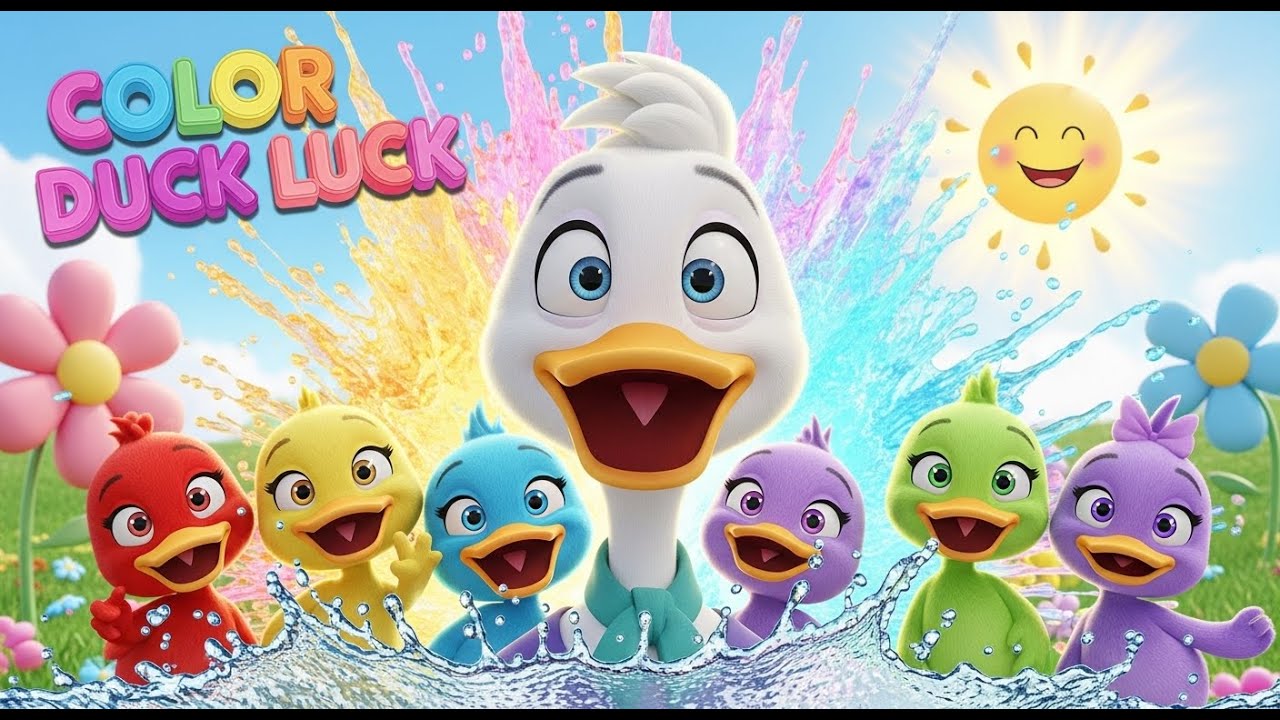 Five Little Ducks Went Out to Play 🌈 Learn Colors & Counting Nursery Rhyme | Kids Songs 2026