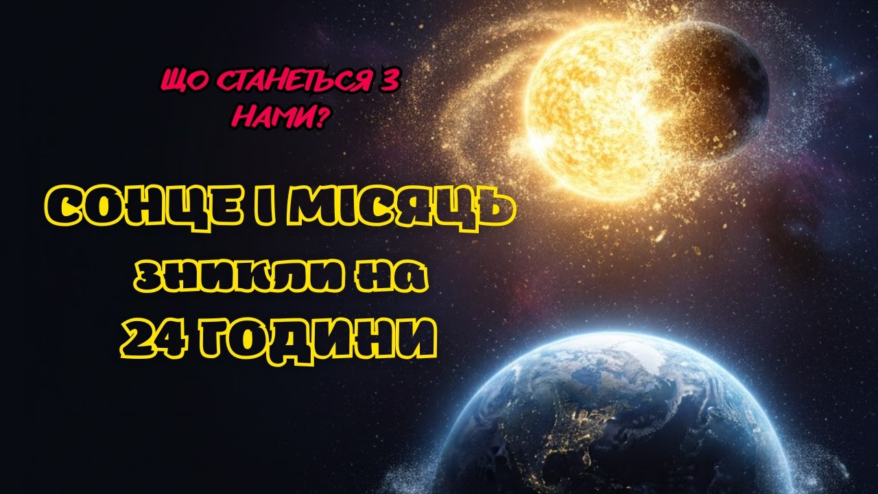 ☀️🌕 Сонце і Місяць зникають на 24 години: ЩО СТАНЕТЬСЯ З НАМИ? – А це Цікаво про космос