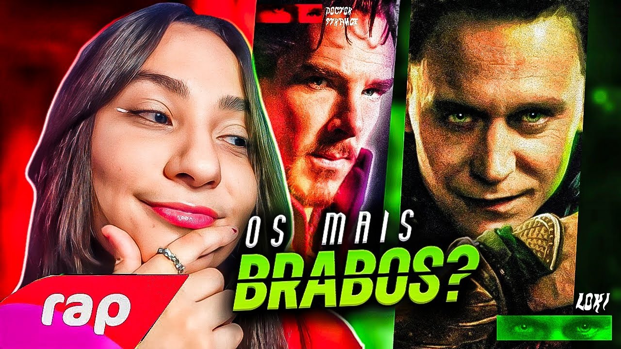 (EITAAAA!!! 😮) 2 EM 1 7MZ - Rap do Doutor Estranho e Rap do Loki (Thor) REACT