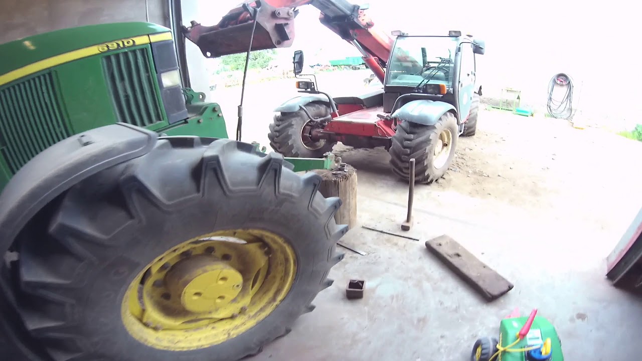 John Deere 6910 wymiana tulei i sworzni przedniego mostu