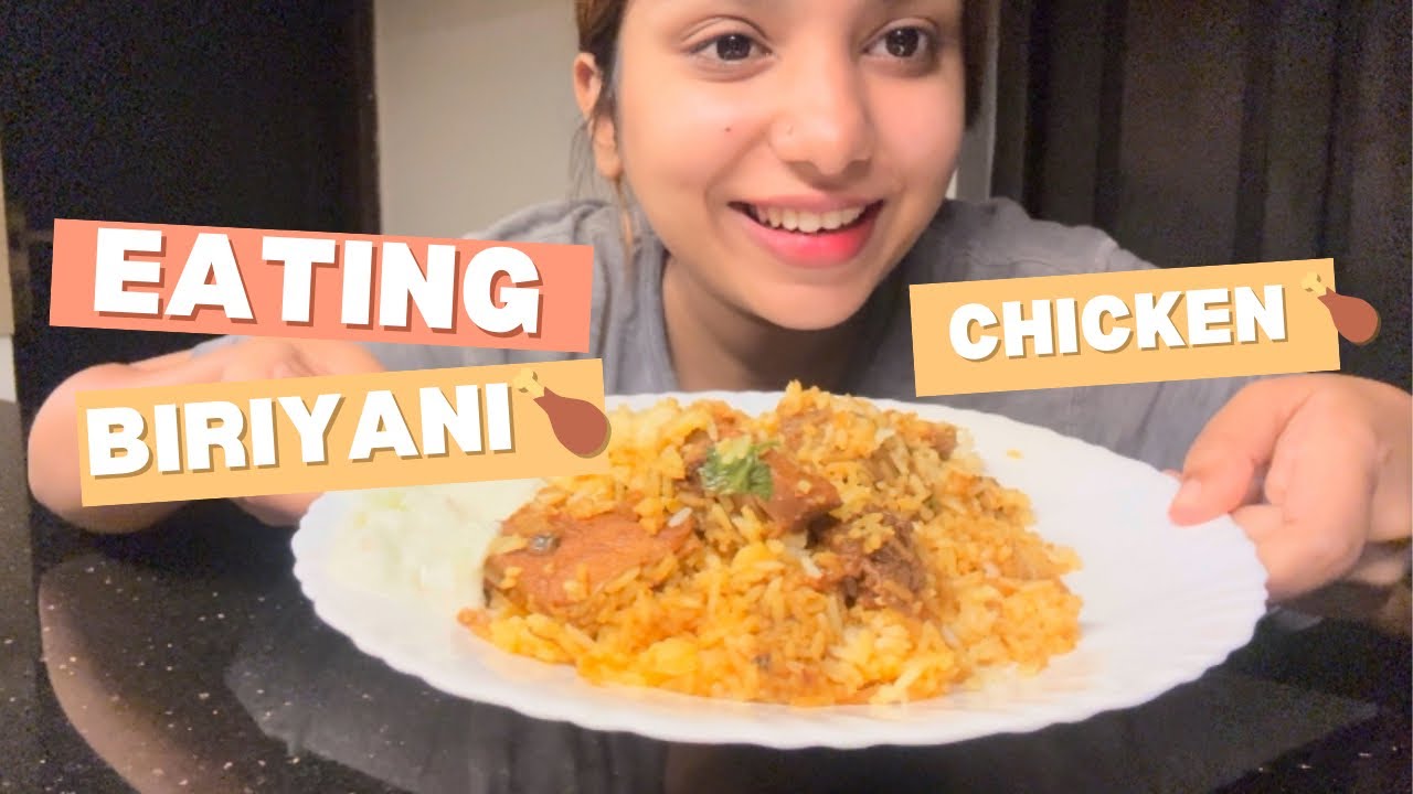 Eating Chicken Biriyanii🍗‼️|| Mukbang Asmr📢