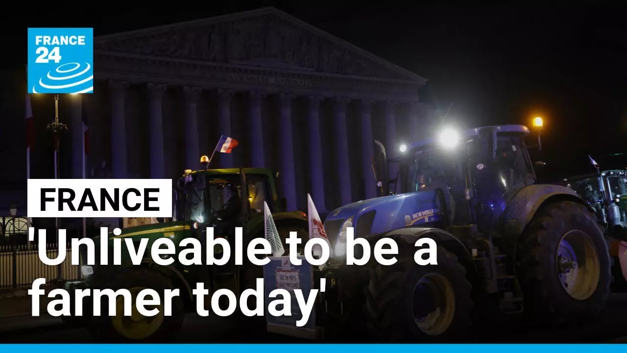 Protesters say 'unliveable to be a farmer in France today' as they condemn Mercosur deal