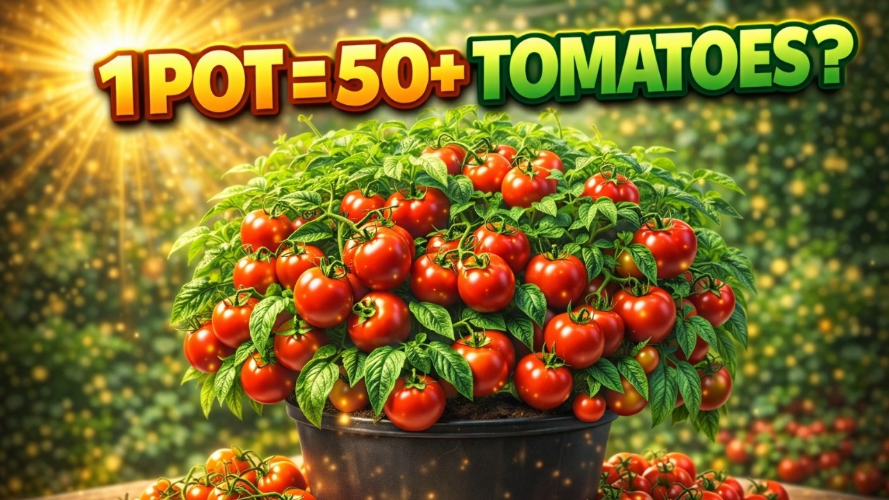 5 Tips to Grow Tomatoes in ONE Container (Huge Harvest)
