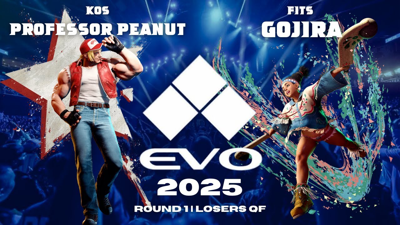 EVO 2025 | Round 1 | Losers QF | KOS Professor Peanut (Terry) vs FitS Gojira (Lily)